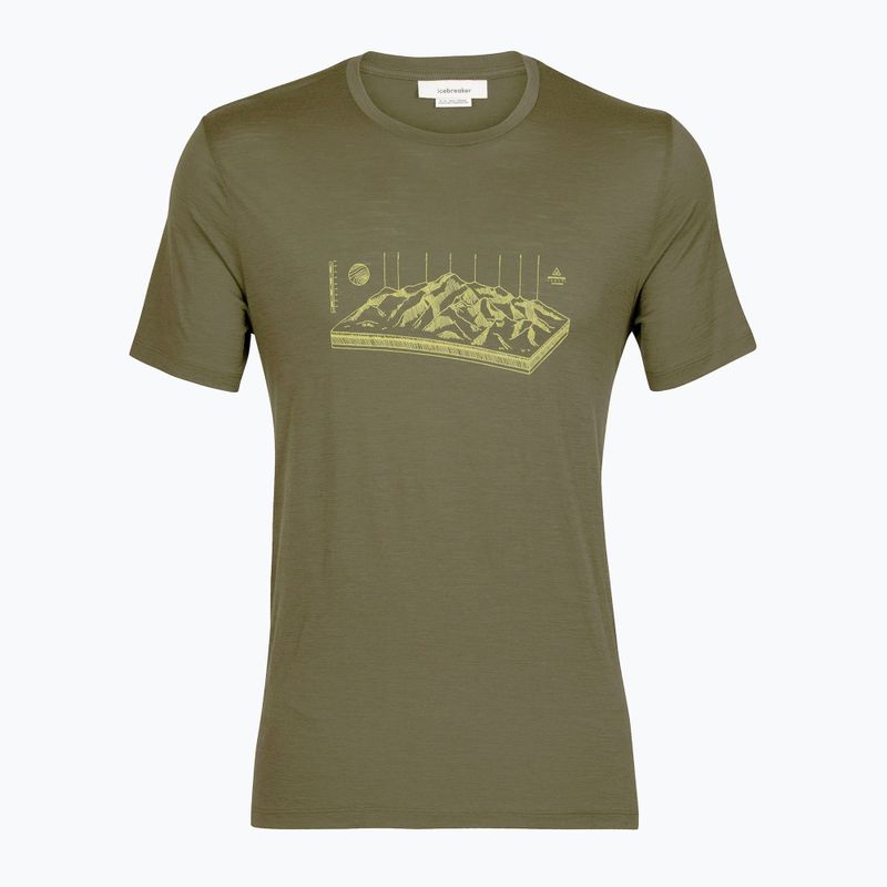 Camicia da trekking Icebreaker Tech Lite II Alps 3D loden da uomo 5
