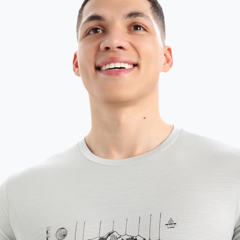 Camicia da trekking Icebreaker Tech Lite II Alps 3D ether da uomo 4