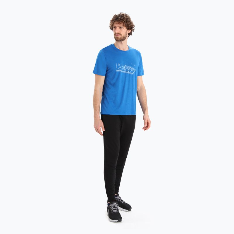 Camicia da trekking Icebreaker Tech Lite II Alps 3D uomo in lazurite 2