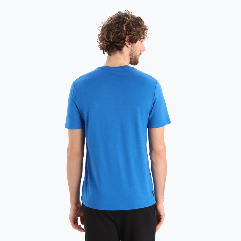 Camicia da trekking Icebreaker Tech Lite II Alps 3D uomo in lazurite 3