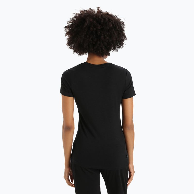 Icebreaker Tech Lite II Mountain Geology maglia da trekking donna nero 3