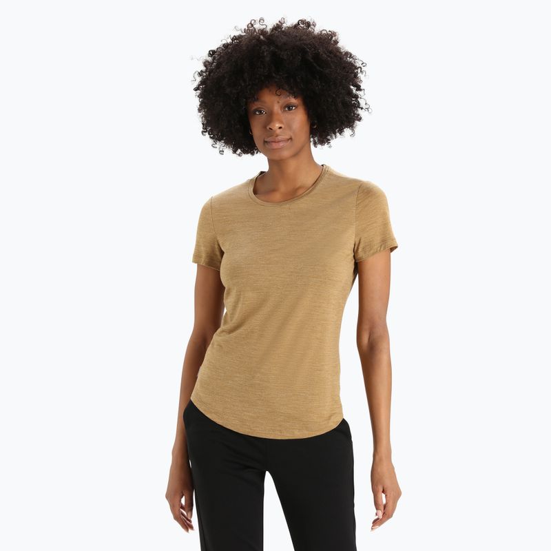Camicia da trekking Icebreaker Sphere II clove heather da donna