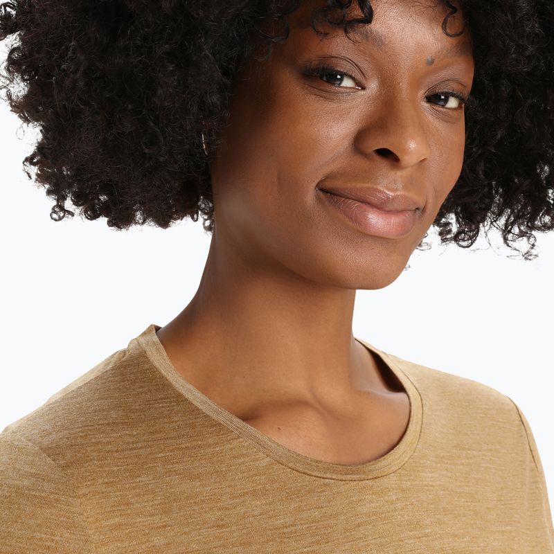 Camicia da trekking Icebreaker Sphere II clove heather da donna 4