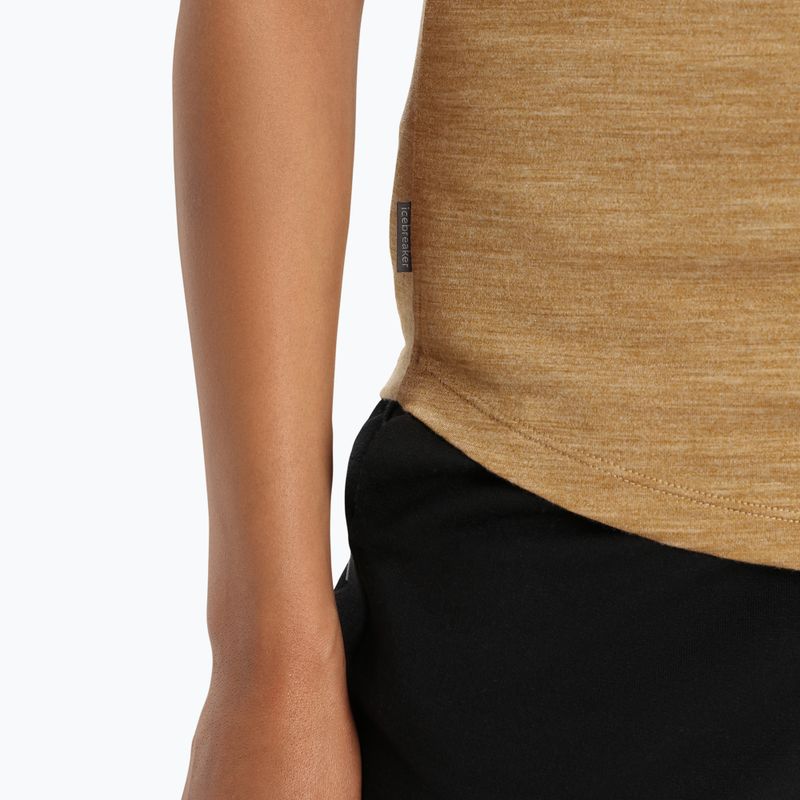 Camicia da trekking Icebreaker Sphere II clove heather da donna 5