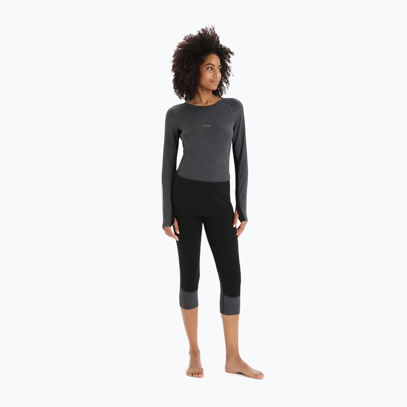 Giacca termica a maniche lunghe da donna ZoneKnit 260 jet hthr/nero/metro hthr/cb 2