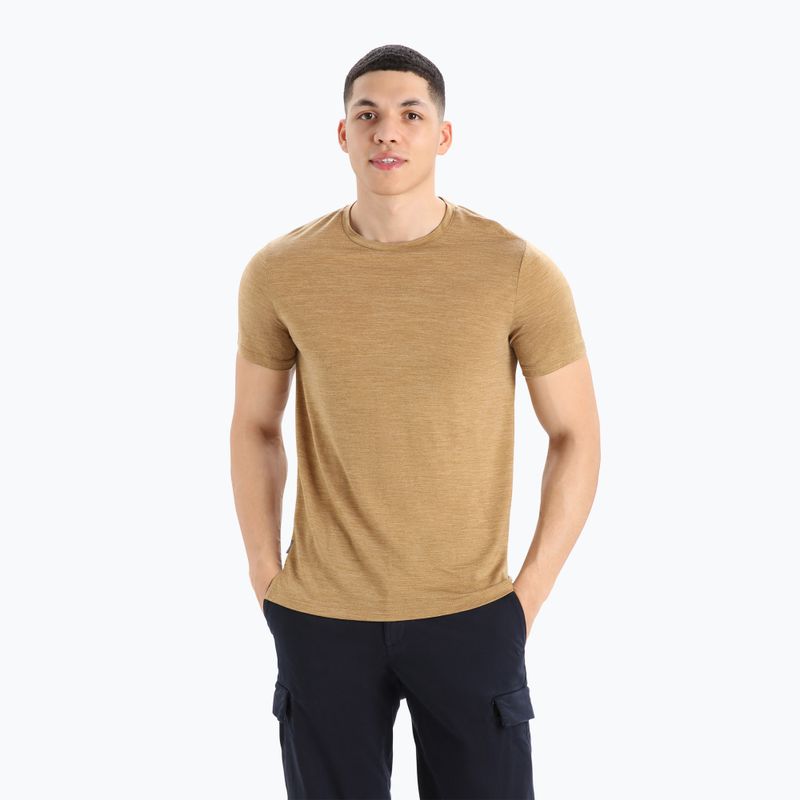 Camicia da trekking Icebreaker Sphere II clove heather da uomo