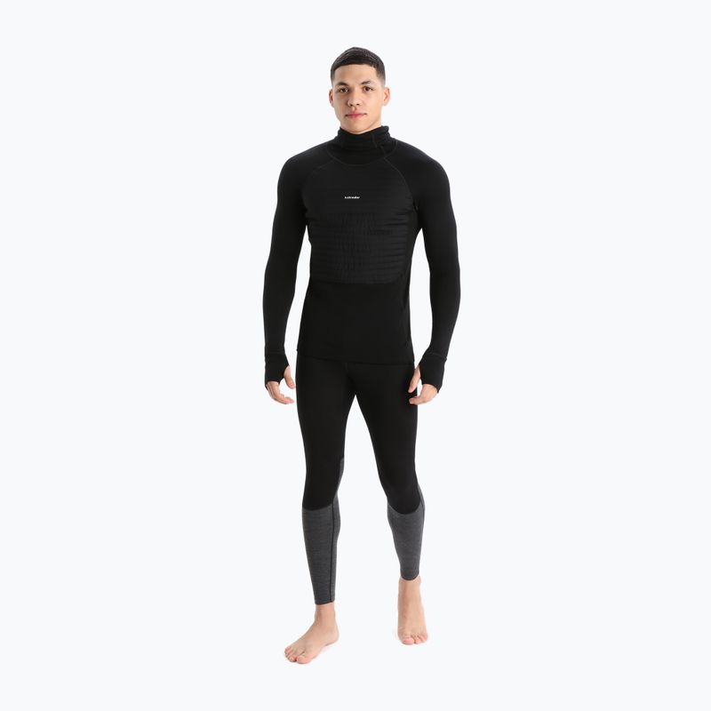 Icebreaker ZoneKnit Uomo Giacca da trekking isolata nera 3