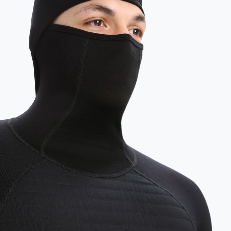 Icebreaker ZoneKnit Uomo Giacca da trekking isolata nera 4