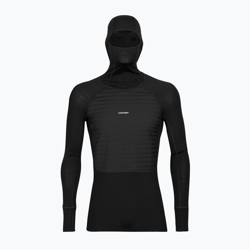 Icebreaker ZoneKnit Uomo Giacca da trekking isolata nera 7