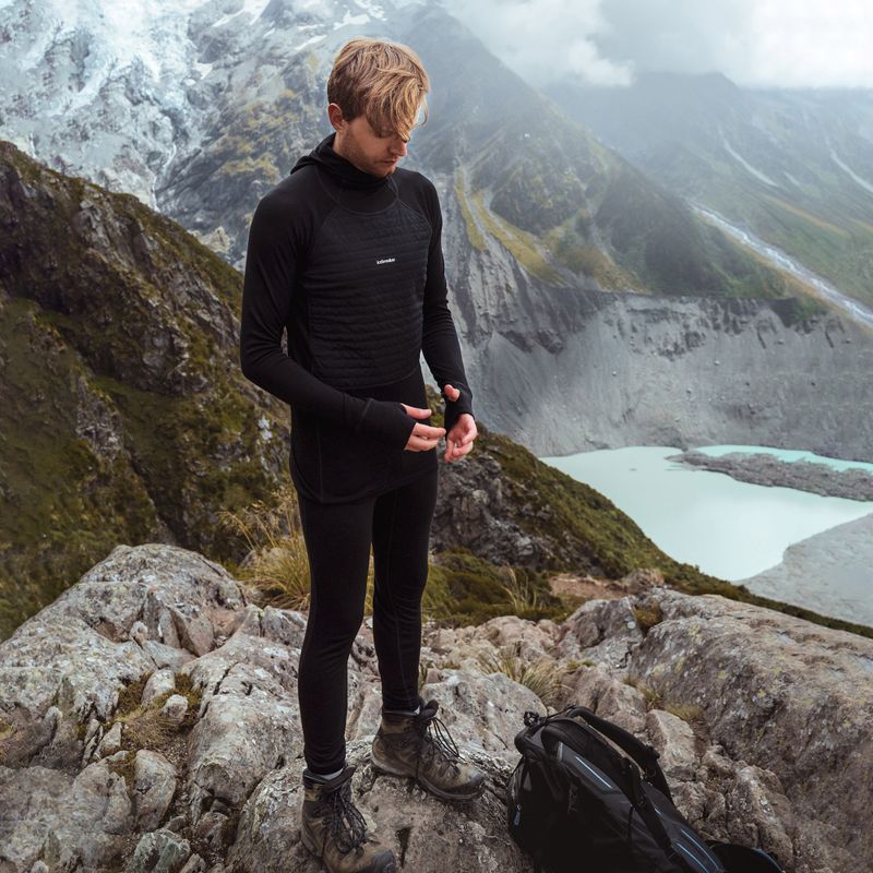 Icebreaker ZoneKnit Uomo Giacca da trekking isolata nera 8