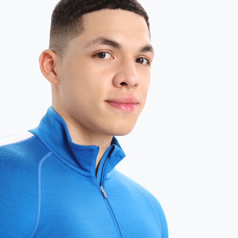 Maglia termica da uomo icebreaker ZoneKnit 260 Half Zip lazurite/royal navy/snow/cb 4