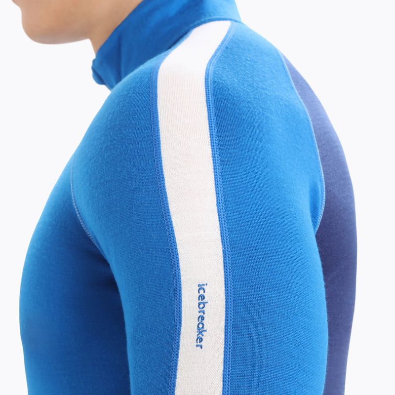 Maglia termica da uomo icebreaker ZoneKnit 260 Half Zip lazurite/royal navy/snow/cb 6