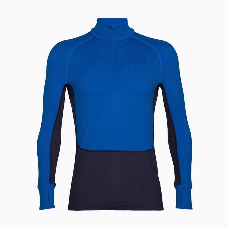 Maglia termica da uomo icebreaker ZoneKnit 260 Half Zip lazurite/royal navy/snow/cb 8