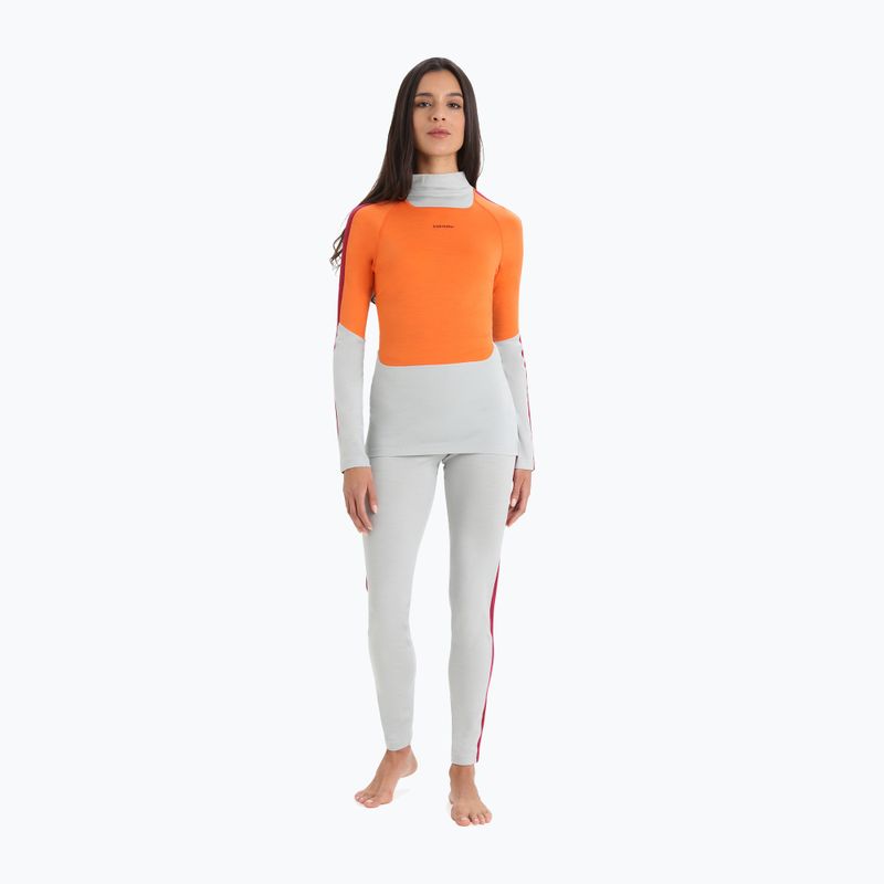 Maglia termica da donna icebreaker 200 Oasis Sonebula High Neck ether/flash/cherry/cb 2