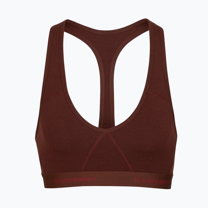 Reggiseno termico Icebreaker Sprite Racerback espresso 6