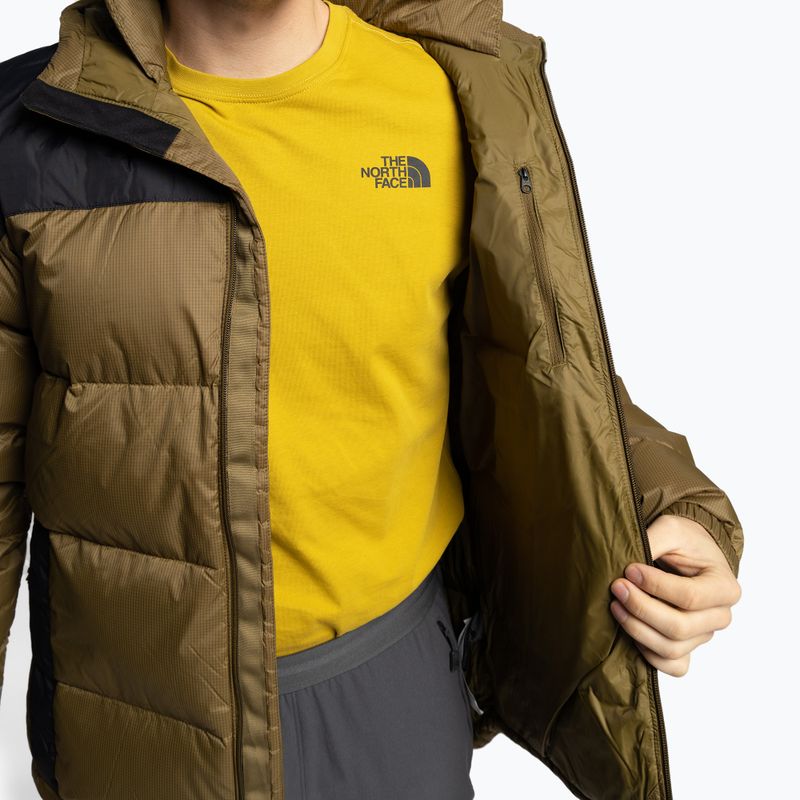 Piumino da uomo The North Face Diablo Down Hoodie oliva militare/nero 9