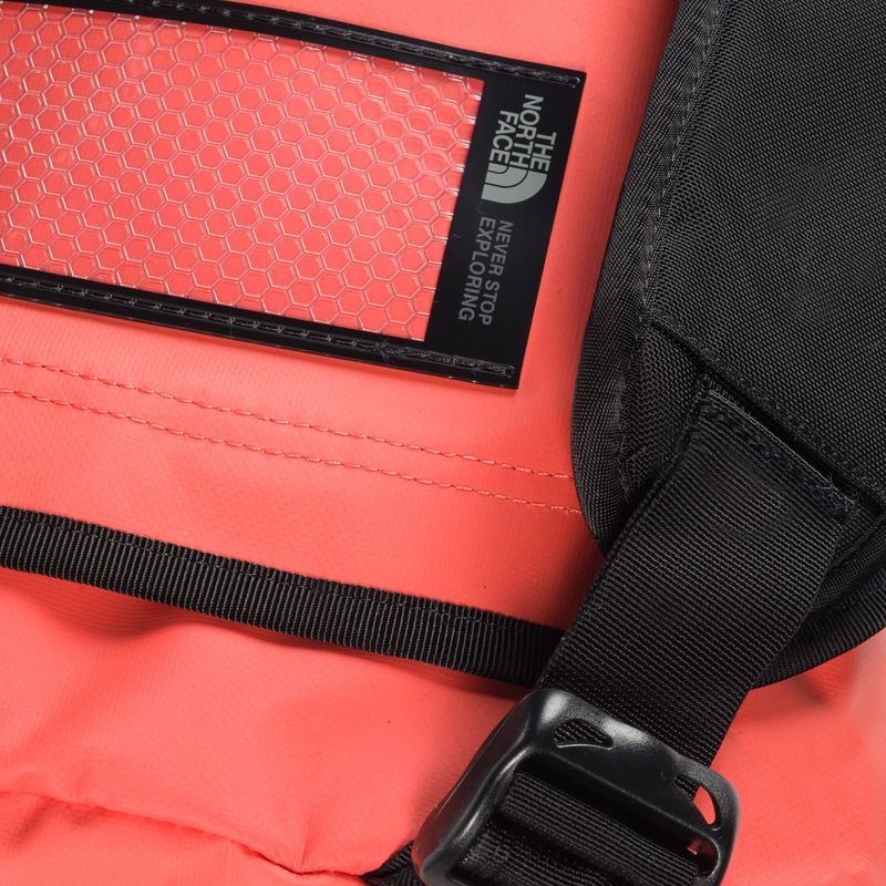 Borsa da viaggio The North Face Base Camp Duffel S 50 l retro arancio/nero 5