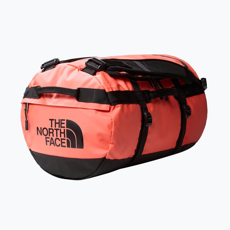 Borsa da viaggio The North Face Base Camp Duffel S 50 l retro arancio/nero 8