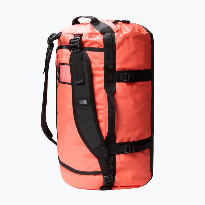 Borsa da viaggio The North Face Base Camp Duffel S 50 l retro arancio/nero 9