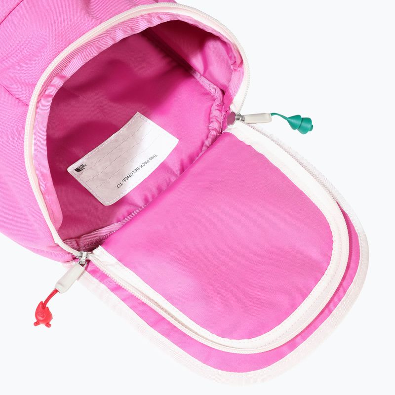 Zaino urbano per bambini The North Face Mini Explorer 10 l super pink/purdy pink/gardenia white 6