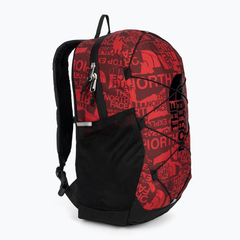 Zaino urbano per bambini The North Face Court Jester 24,6 l rosso con stampa fiera/nero 2