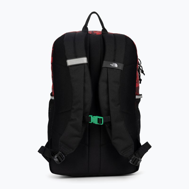 Zaino urbano per bambini The North Face Court Jester 24,6 l rosso con stampa fiera/nero 3