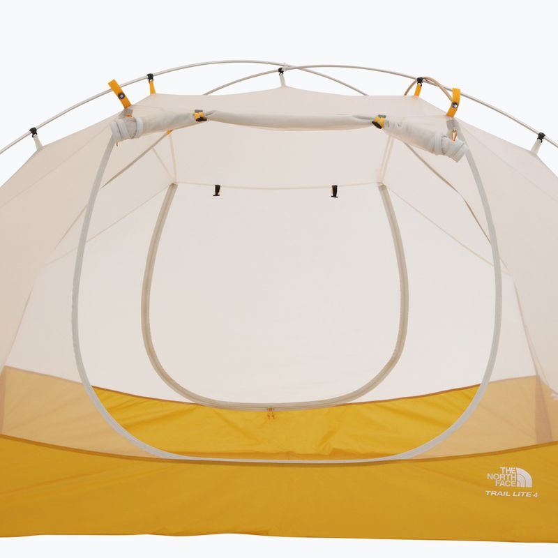 The North Face Trail Lite 4 persone tenda da trekking kaki stone/arrowwood giallo 8