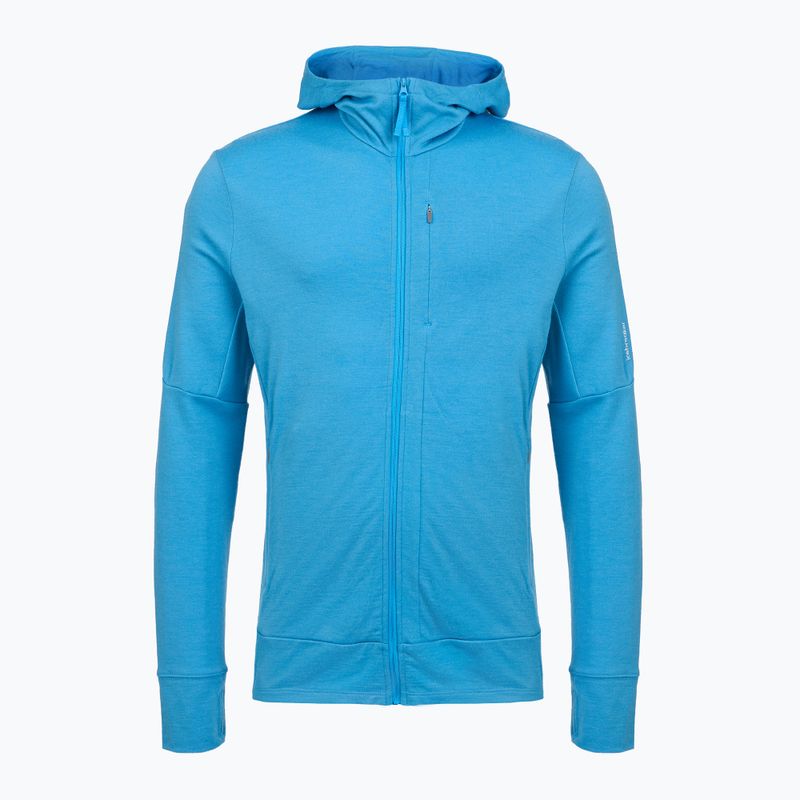 Felpa con cappuccio Icebreaker Merino 260 Quantum IV Zip Uomo arctic 10