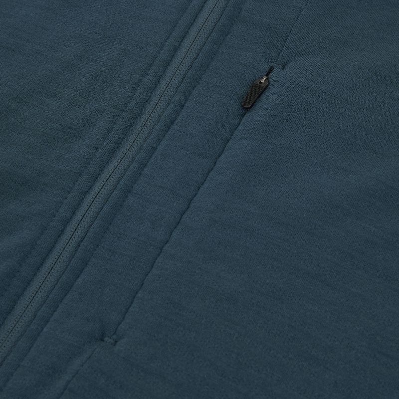 Icebreaker Merino 200 RealFleece Descender Zip Hoodie Uomo abisso/blu cenere/nero 3