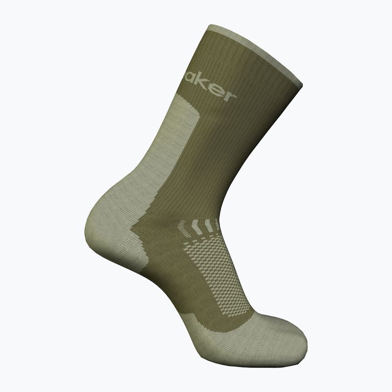 Icebreaker calze da trekking da uomo Merino Hike+ Light Crew loden/lichen 2