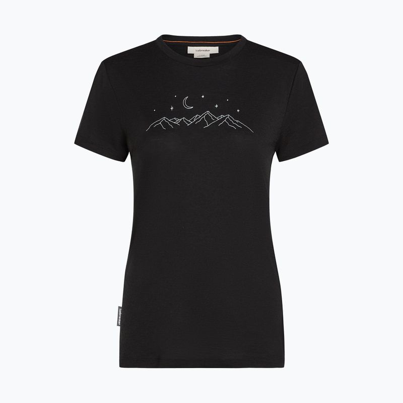 Maglia da trekking da donna icebreaker Merino 150 Tech Lite SS Tee Sparkling Stars black 6