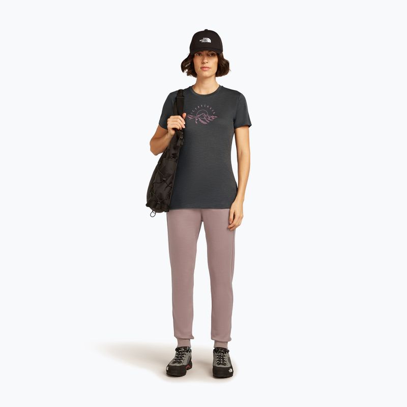 Maglietta da donna icebreaker Merinor 150 Tech Lite Sunrise Summit obsidian 4