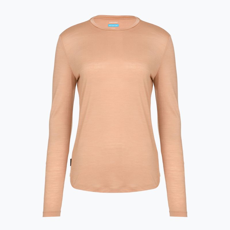Icebreaker trekking donna manica lunga Merino 125 Cool-Lite Sphere III LS Tee sabbia del deserto