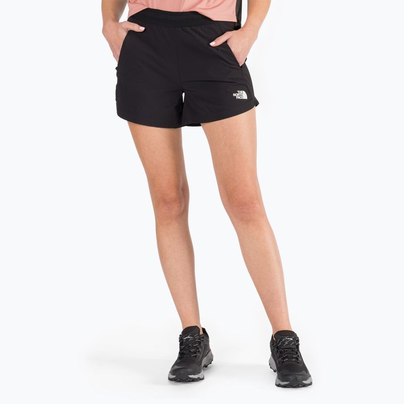 Pantaloncini da trekking da donna The North Face AO Woven nero