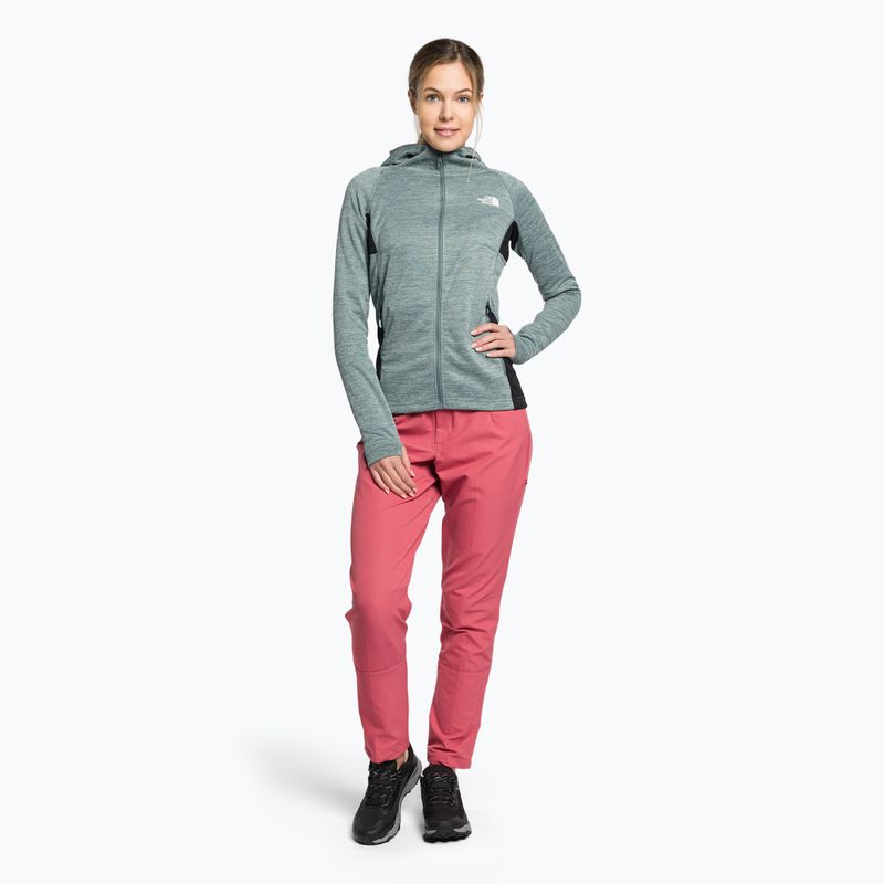 Giacca da trekking da donna The North Face AO Midlayer FZ grigio 2