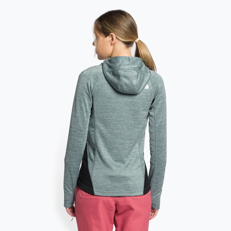 Giacca da trekking da donna The North Face AO Midlayer FZ grigio 4