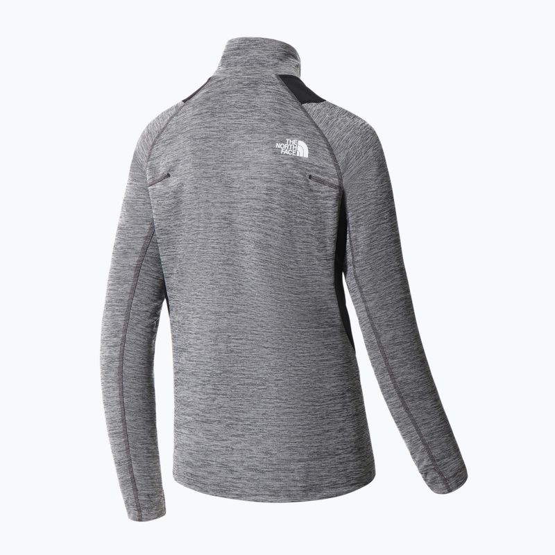 Felpa trekking uomo The North Face AO Midlayer FZ grigio asfalto lghthtr/nero 10
