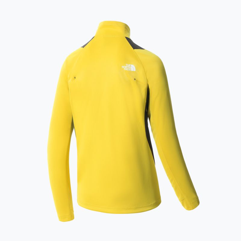 Felpa trekking da uomo The North Face AO Midlayer FZ giallo acido/grigio asfalto 10