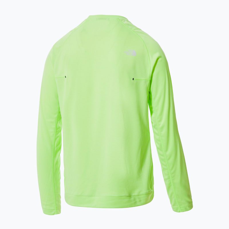 Felpa trekking da uomo The North Face AO Light safety green whiteheather 9