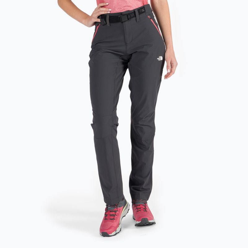 Pantaloni da trekking The North Face Speedlight II da donna grigio asfalto/rosa ardesia