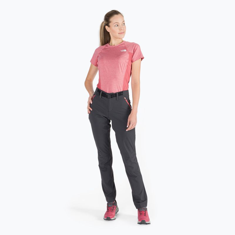 Pantaloni da trekking The North Face Speedlight II da donna grigio asfalto/rosa ardesia 2