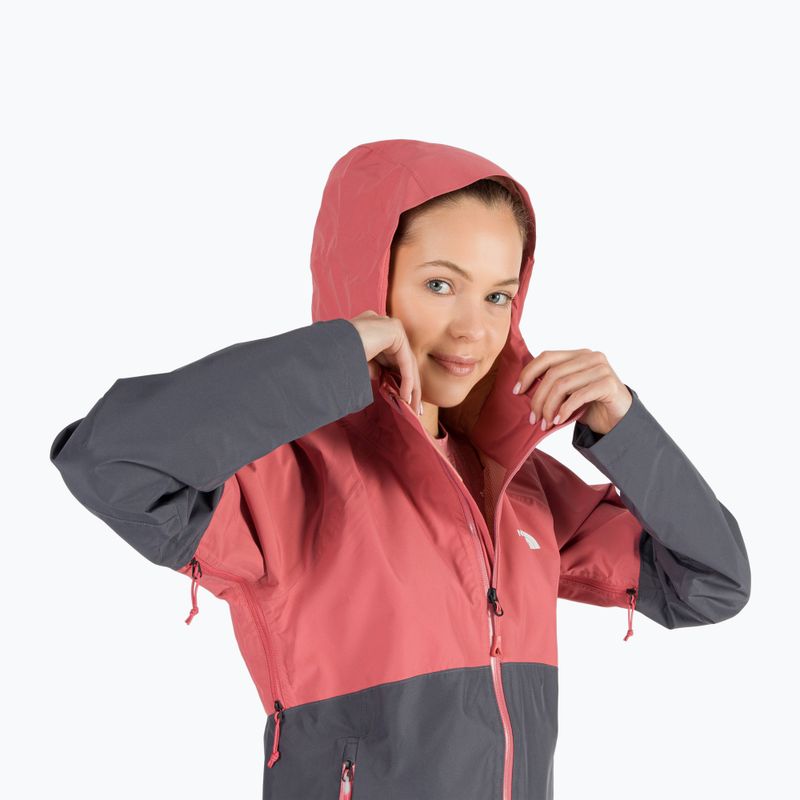 Giacca antipioggia The North Face Diablo Dynamic rosa ardesia/grigio vanadis da donna 7
