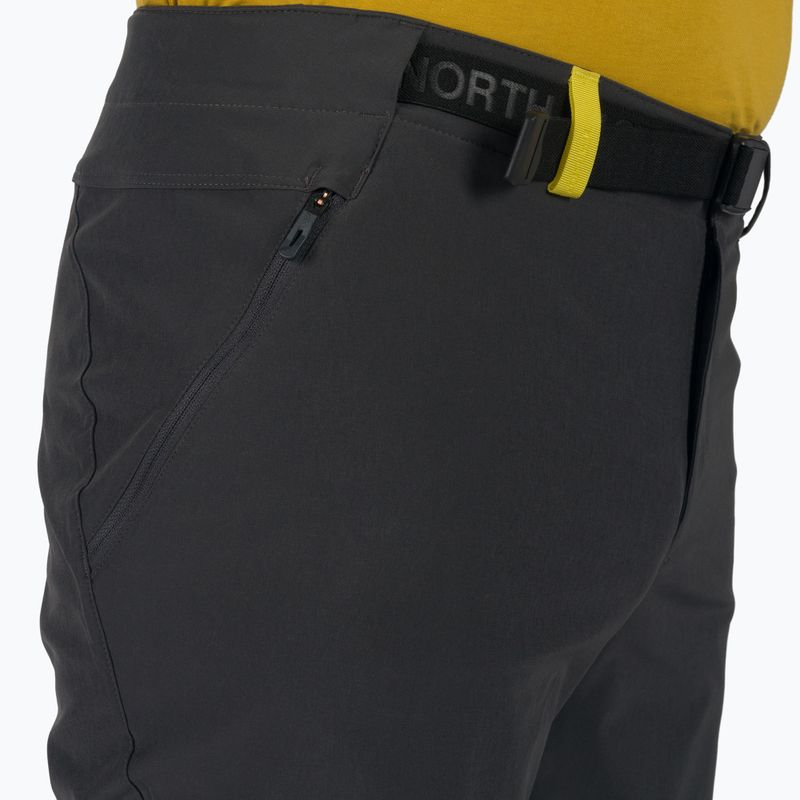 Pantaloncini da trekking The North Face Circadian grigio asfalto/giallo acido da uomo 6