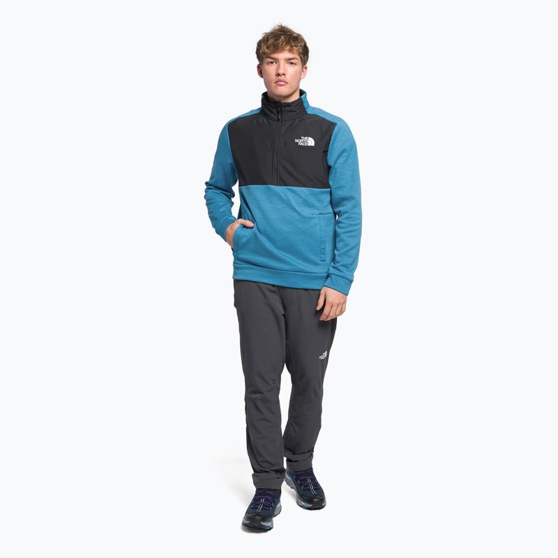 Felpa trekking uomo The North Face MA 1/4 banff bludrkheather/nero 2