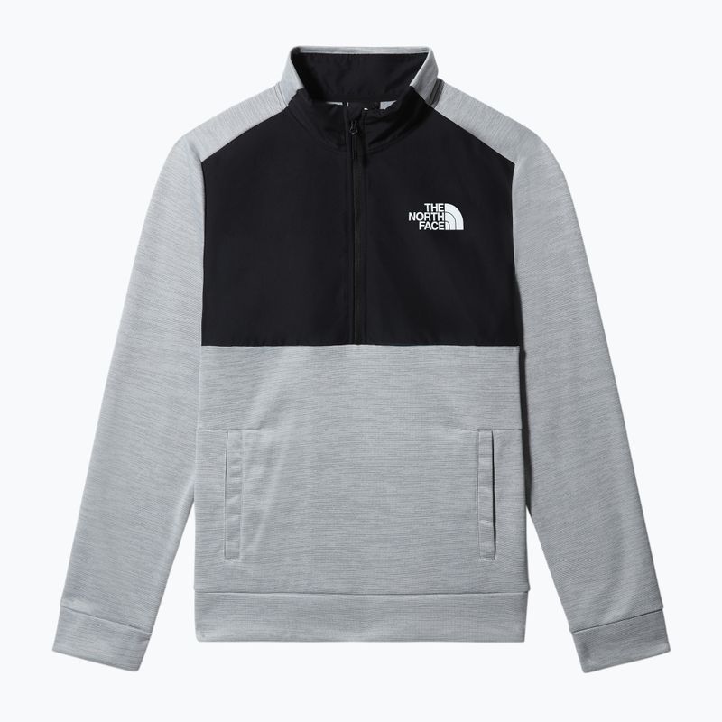 Felpa trekking da uomo The North Face MA 1/4 grigio chiaro hthr/nero 9