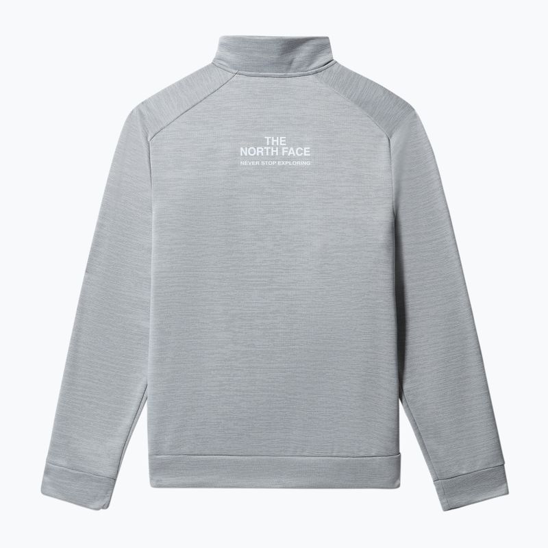 Felpa trekking da uomo The North Face MA 1/4 grigio chiaro hthr/nero 10