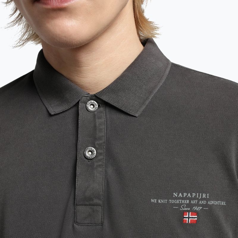 Polo da uomo Napapijri NP0A4GDL gris 3