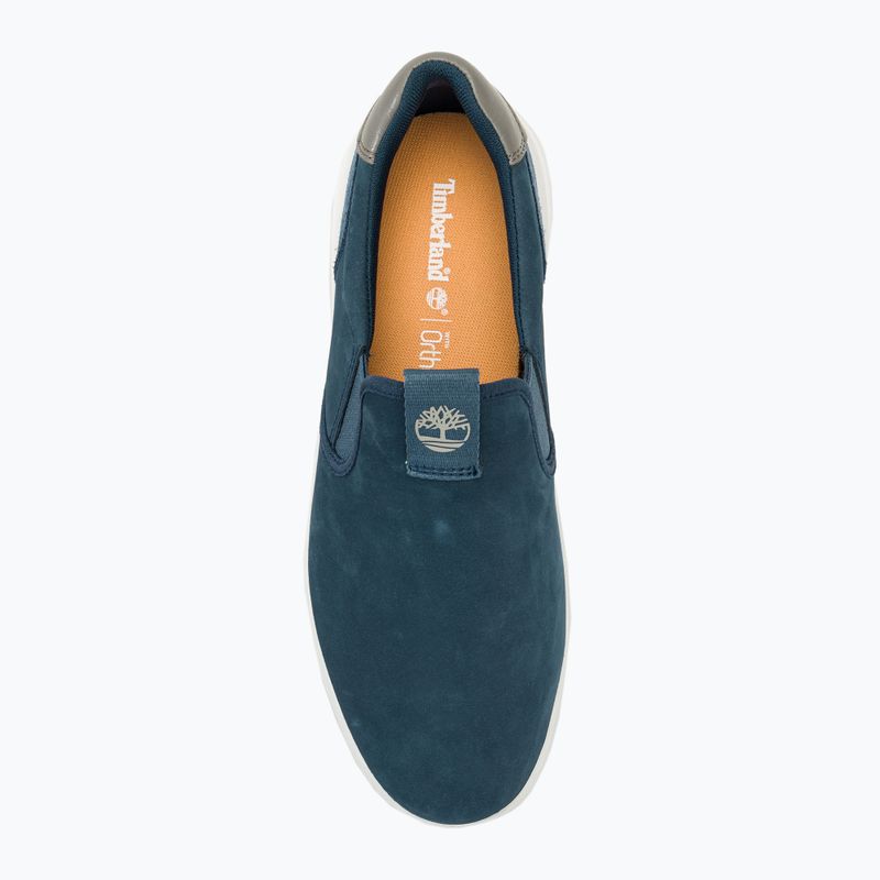Uomo Timberland Seneca Bay Slip On scarpe in denim scuro 5