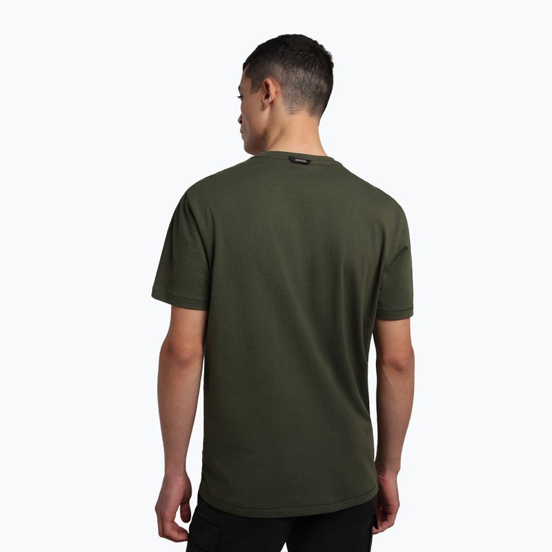 T-shirt Napapijri NP0A4G34 verde uomo 2