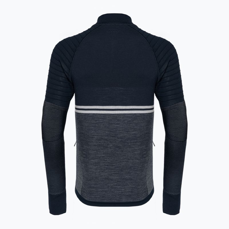 Felpa termica da uomo Smartwool Intraknit Merino Tech Full Zip deep navy 5